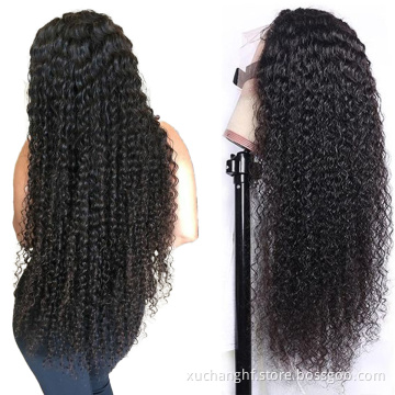 Wholesale kinky curly human hair wigs for black women,kinky curly full lace wig with baby hair,virgin kinky curly full lace wig